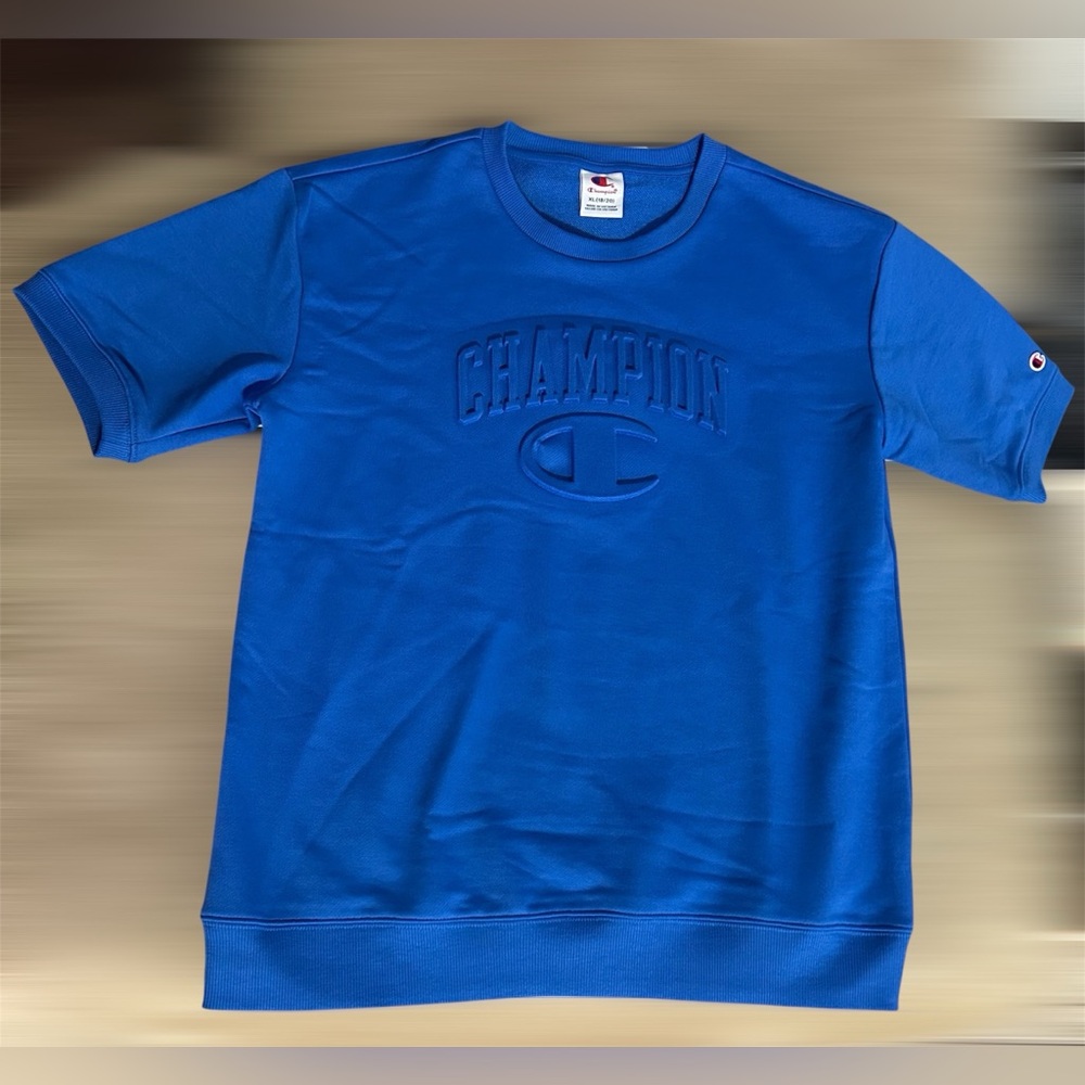 Champion Oversized Logo French Terry Crewneck Shirt